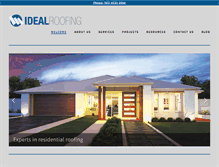 Tablet Screenshot of idealroofing.com.au